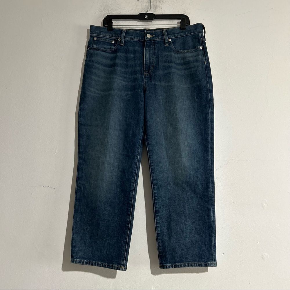 J. Crew Classic Straight Dark Wash Jeans Size 32 Petite